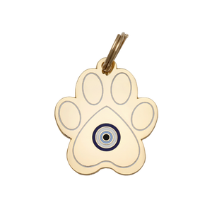 Evil Eye Paw Pet ID Tag