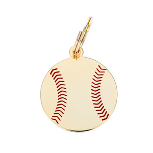 Baseball Pet ID Tag
