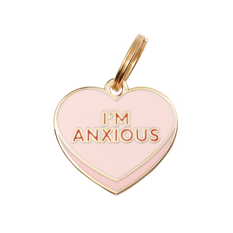 I'm Anxious Pet ID Tag