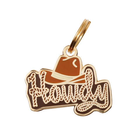 Howdy Pet ID Tag