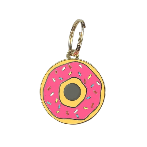 Donut Pet ID Tag