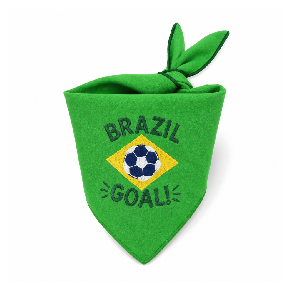 Brazil World Cup Embroidered Pet Bandana