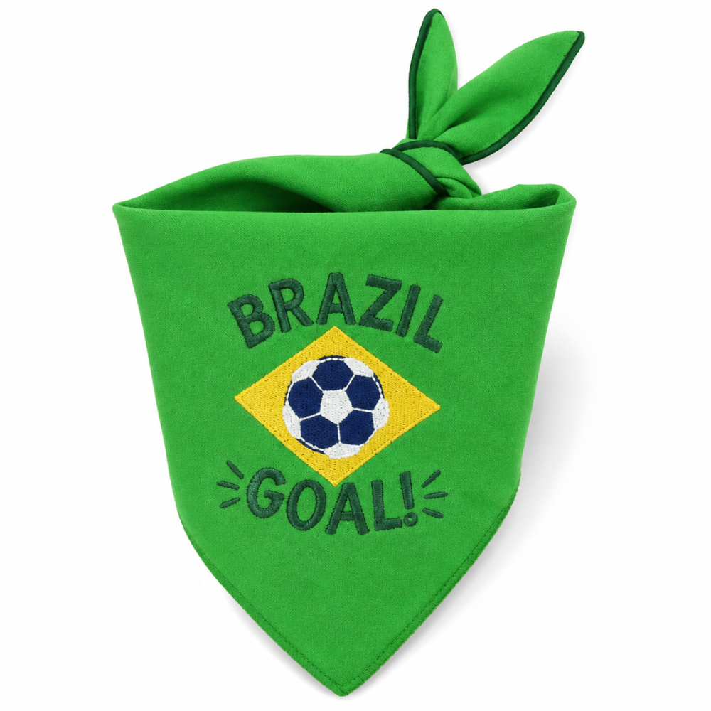 Brazil World Cup Embroidered Pet Bandana