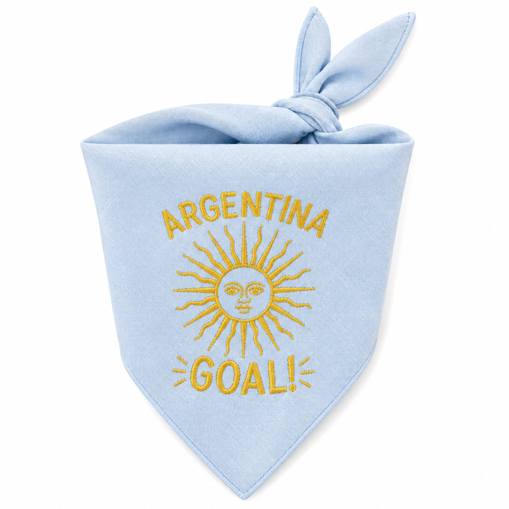 Argentina World Cup Embroidered Pet Bandana