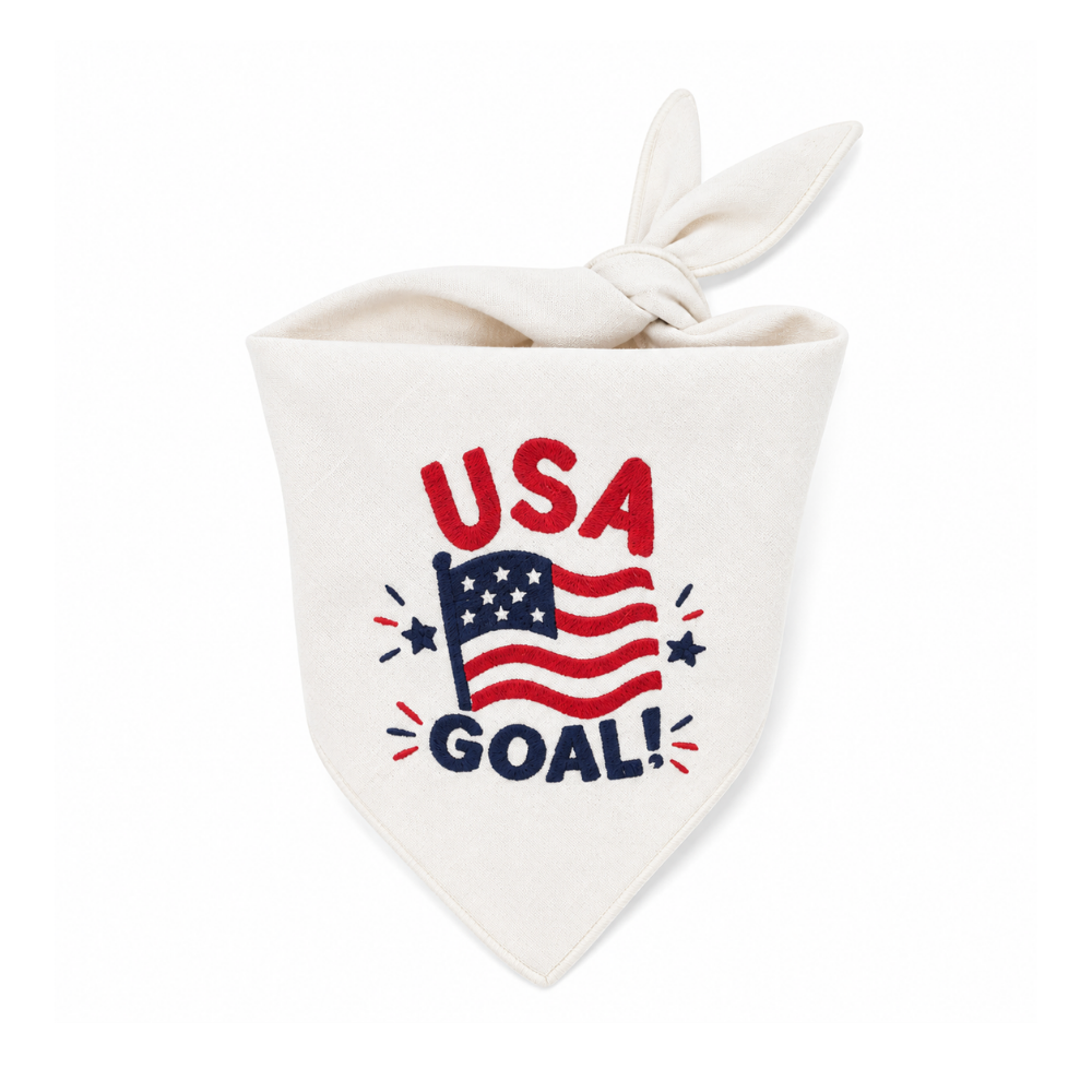 USA World Cup Embroidered Pet Bandana