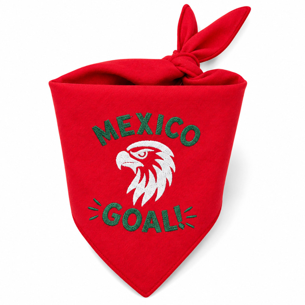 Mexico World Cup Embroidered Pet Bandana