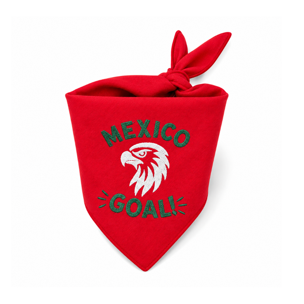 Mexico World Cup Embroidered Pet Bandana
