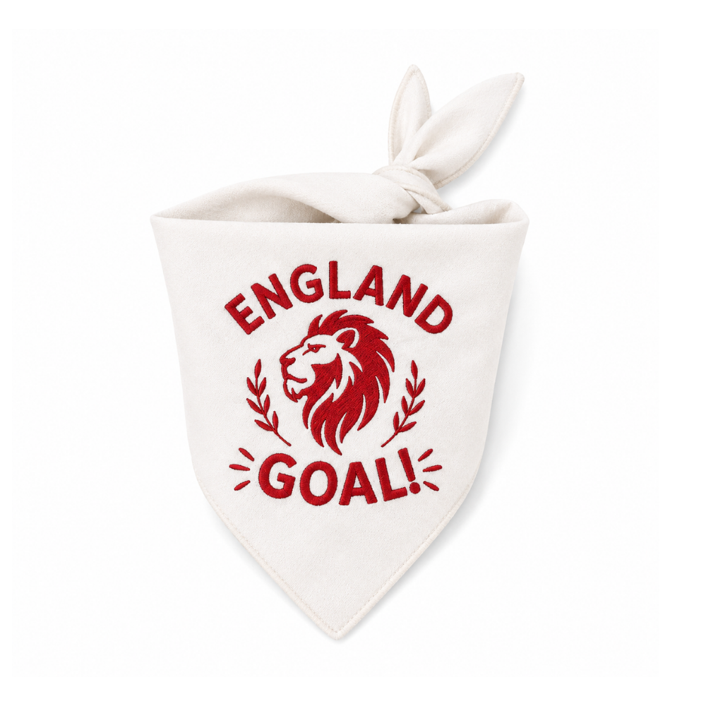 England World Cup Embroidered Pet Bandana