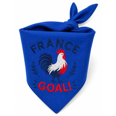 France World Cup Embroidered Pet Bandana