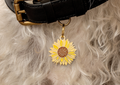 Sunflower Pet ID Tag