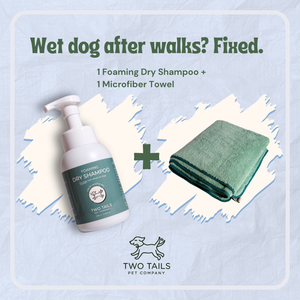 Full Dog Cleaning Kit (No-Rinse Shampoo + Towel)
