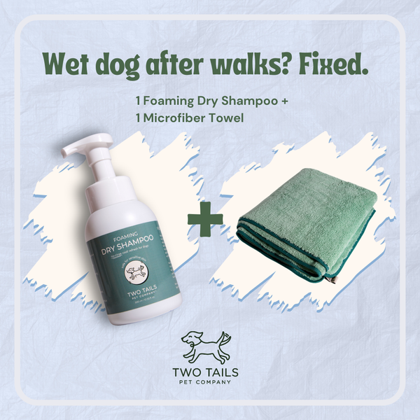 Full Dog Cleaning Kit (No-Rinse Shampoo + Towel)