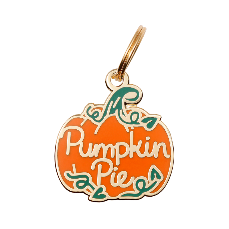 Pumpkin Pie Pet ID Tag