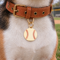 Baseball Pet ID Tag