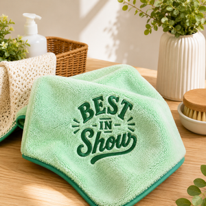 'Best in Show' Embroidered Microfiber Towel for Dogs
