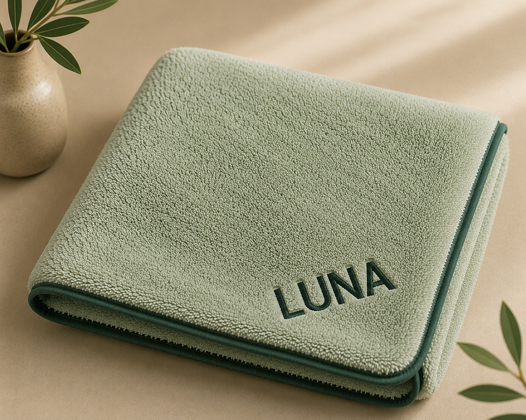 Custom Embroidered Microfiber Towels for Dogs