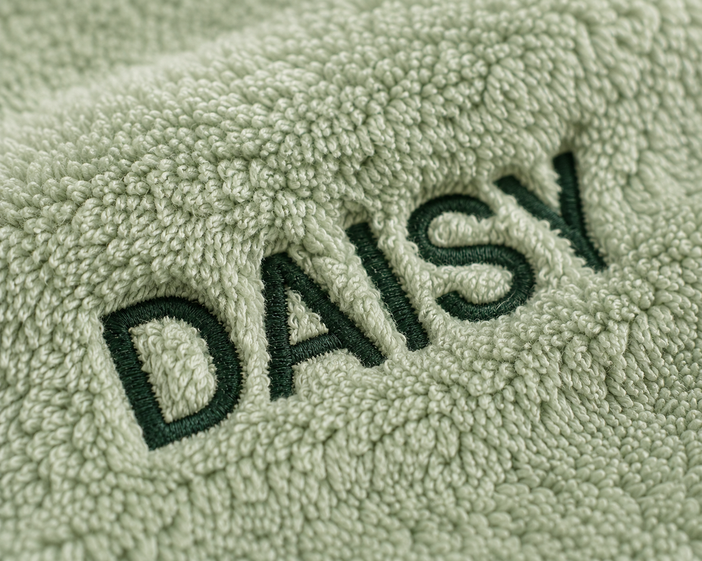 Custom Embroidered Microfiber Towels for Dogs
