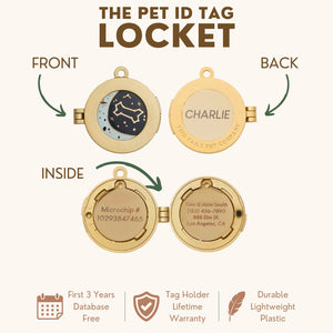 Pet ID Tag Locket