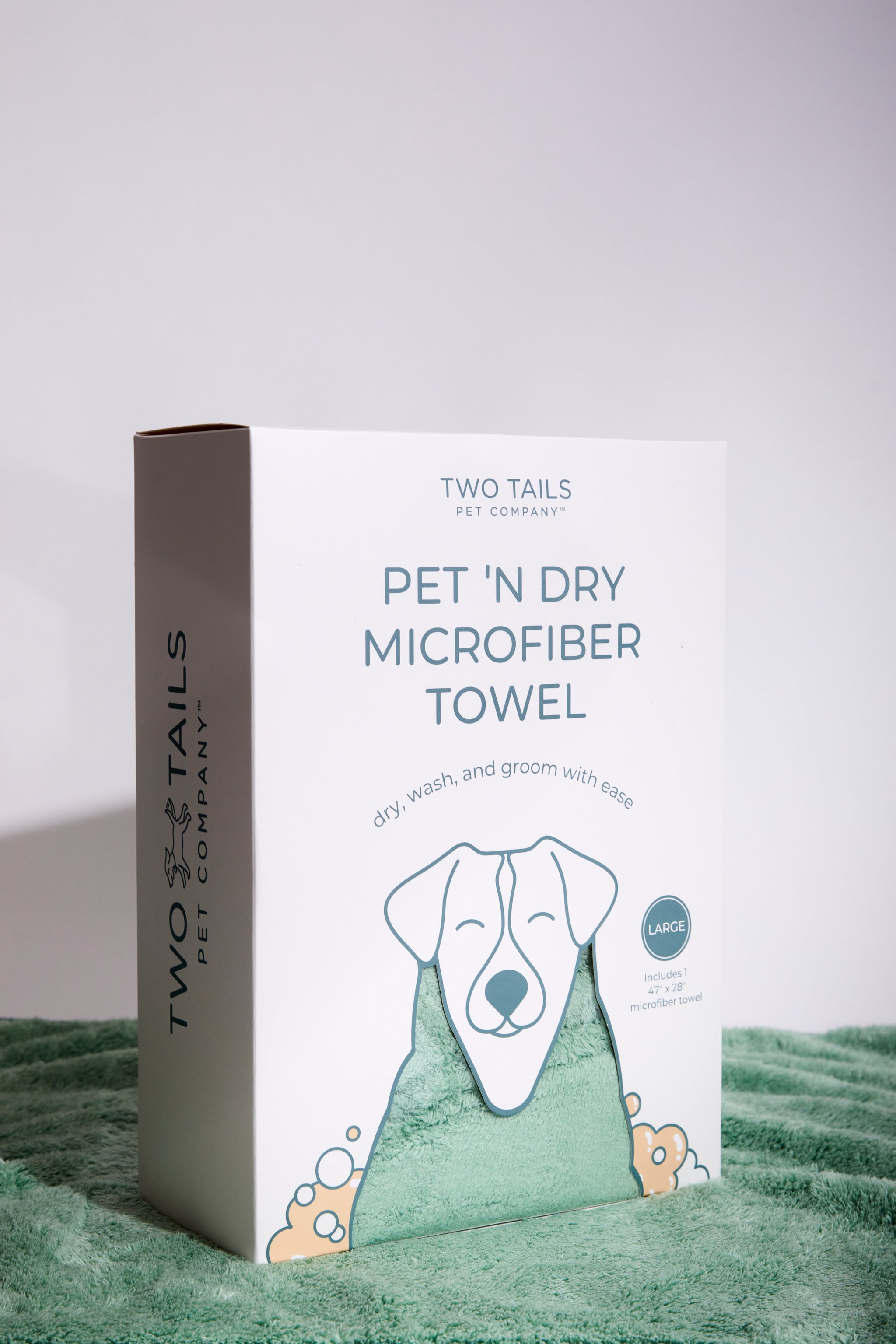 Pet N' Dry Microfiber Towels – Two Tails Pet Company