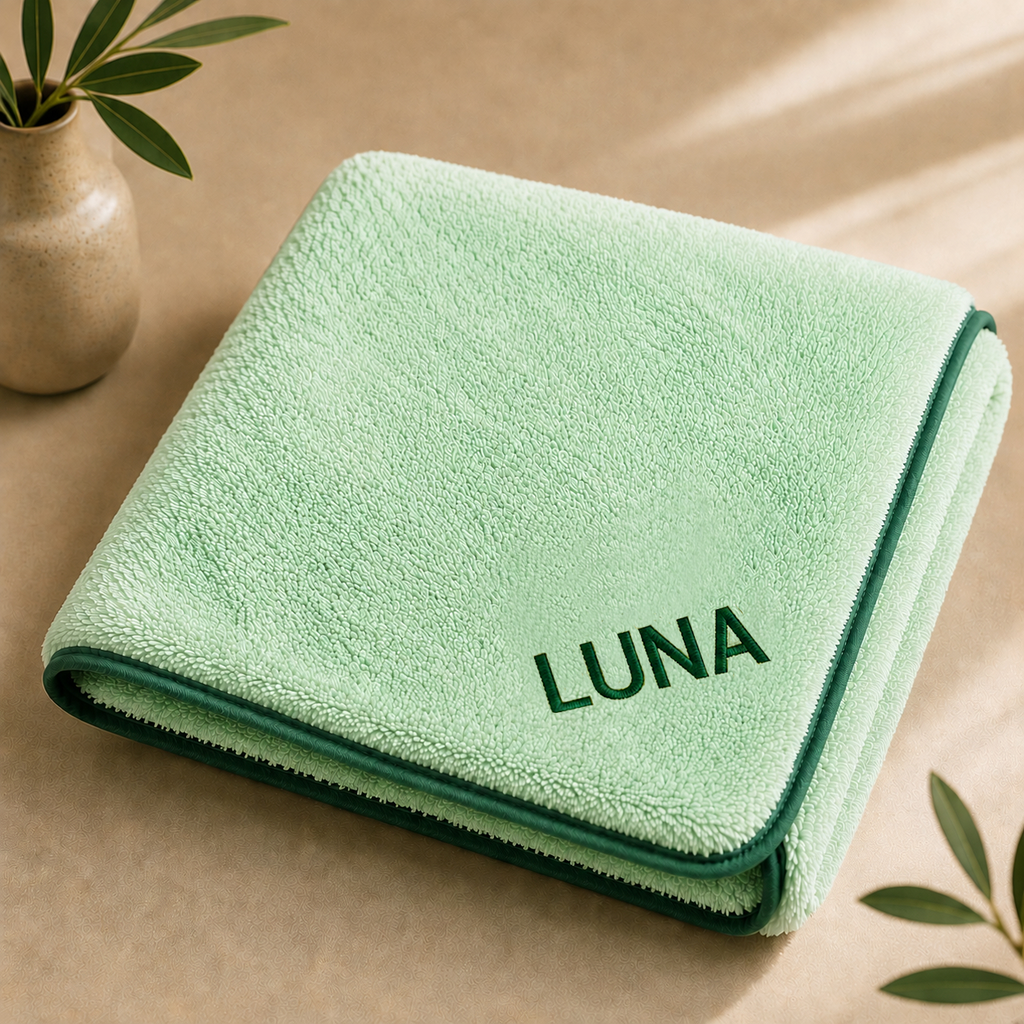 Custom Embroidered Microfiber Towel for Dogs