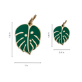 Monstera Leaf Pet ID Tag
