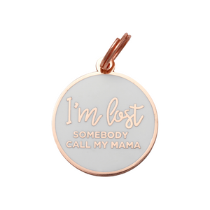 Road ID Personalized Dog ID Tag, Rose Gold, X-Large