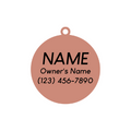 Have Your People - Rose Gold & Navy - Pet ID Tag