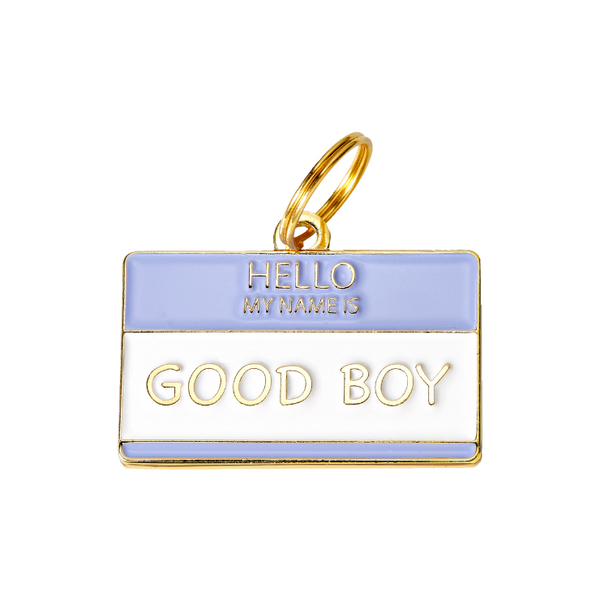 Hello My Name is Pet ID Tag