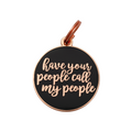 Have Your People - Rose Gold & Navy - Pet ID Tag