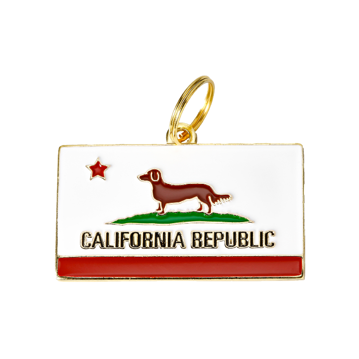 State id top dog tag