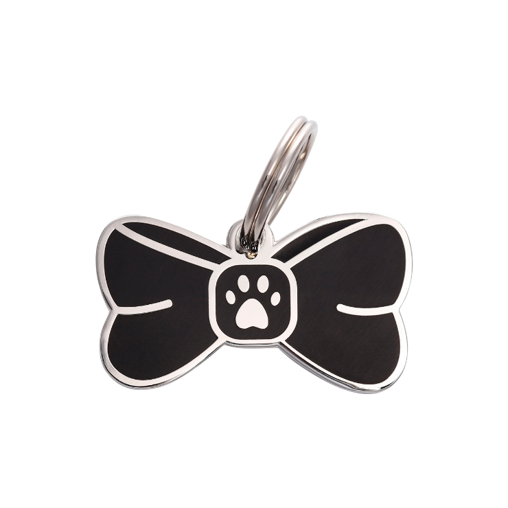 Bowtie Pet ID Tag Two Tails Pet Company