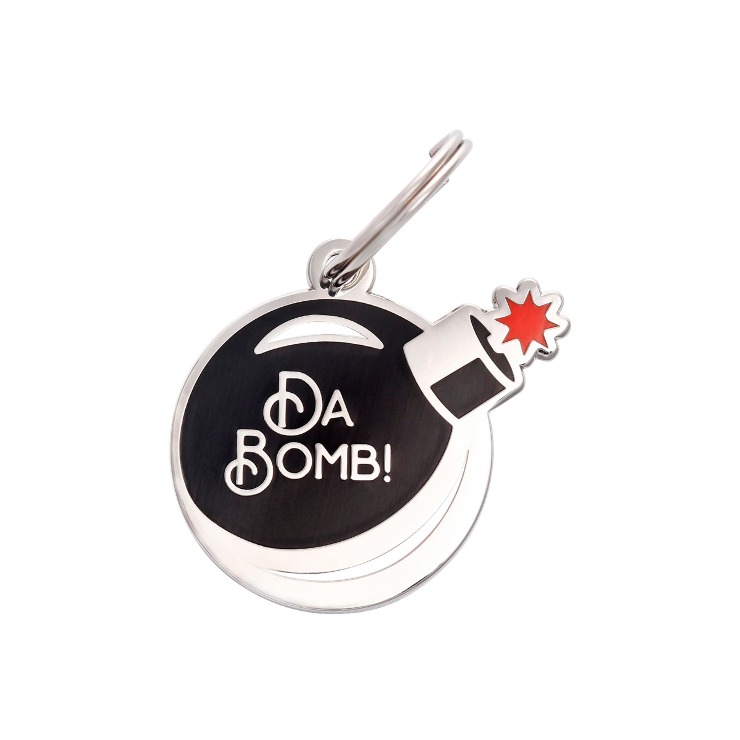 Da Bomb Pet ID Tag