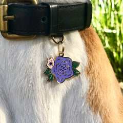 Wild Flower Pet ID Tag – Two Tails Pet Company